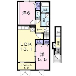 幸町雅の物件間取画像